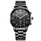 Men's Fashion Waterproof Moon Quartz Business Sports Watch