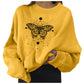 Ladies Simple Butterfly Series Loose Sweater