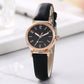 Lady Temperament Heart Bracelet Quartz Watch Suit