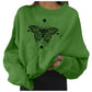 Ladies Simple Butterfly Series Loose Sweater