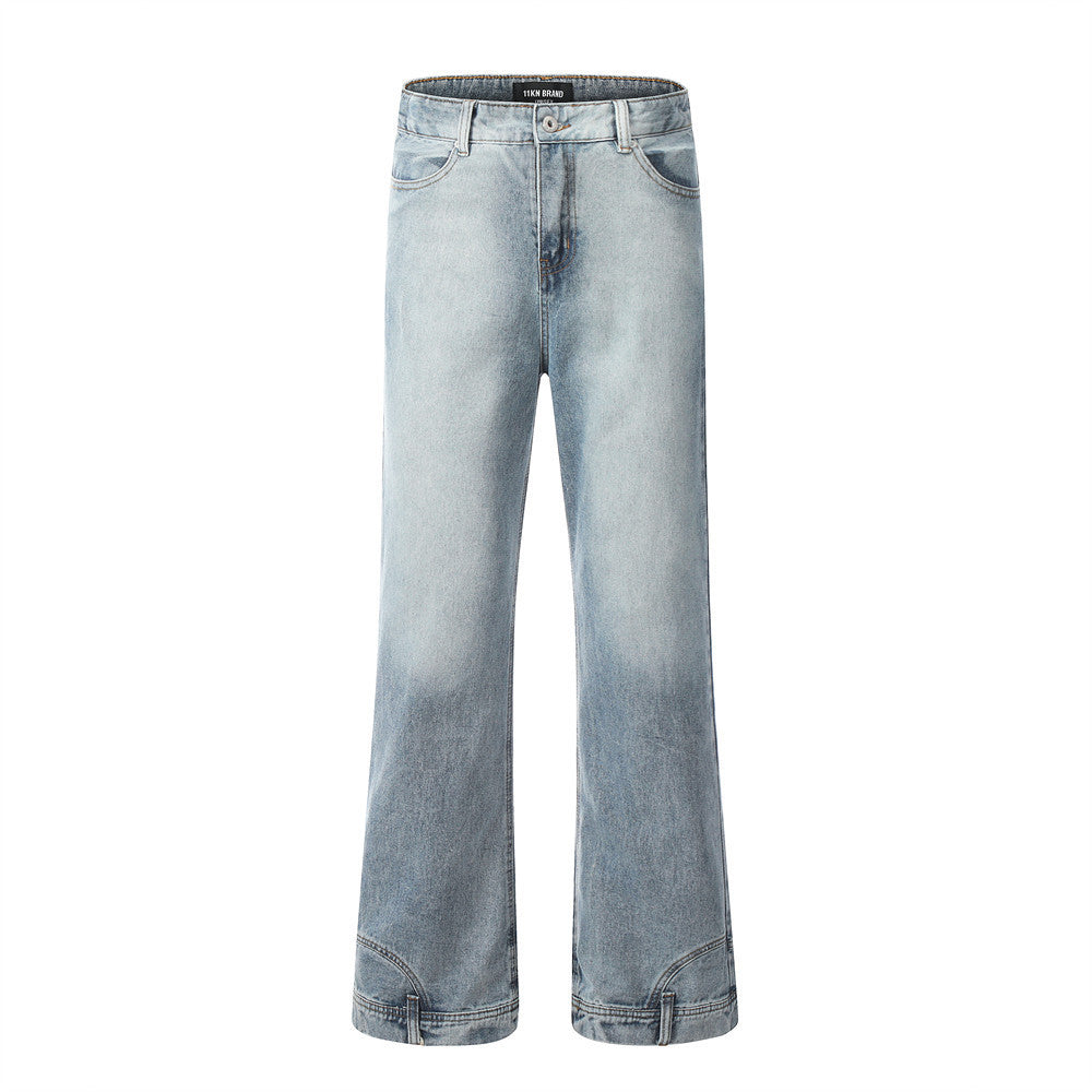 Fashion Personality Reverse Wear Jeans Men