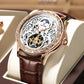 Business Casual Waterproof Hollow Out Men's Mechanical Watch