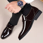 Men's Business British Style Patent Leather Shoes