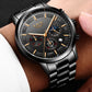 Men's Fashion Waterproof Moon Quartz Business Sports Watch