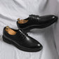Glossy Pointed Business Leather Shoes Men's British Fashion
