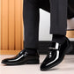 Men's Business British Style Patent Leather Shoes