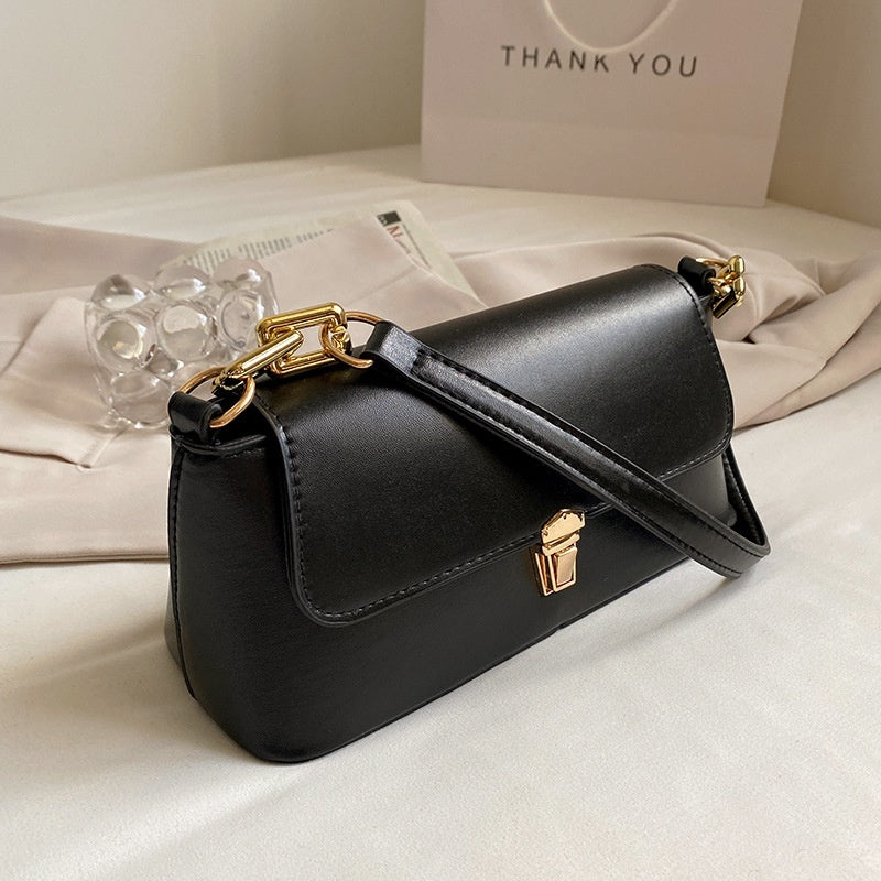 French Casual Bag Western Style Underarm Bag Shoulder Chain