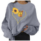 Ladies Simple Butterfly Series Loose Sweater
