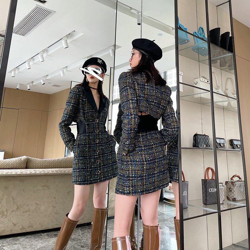 Light Luxury Ladies Temperament All-match Woolen Weaving