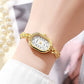 Retro Oval Women's Fritillary Student Bracelet Watch