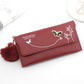 Ladies' Long Wallet With Butterfly Flowers And Simple Loose Change