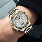 Fashion Business Men's Waterproof Tourbillon Steel Belt Mechanical Watch