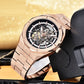 Men's Automatic Mechanical Fashion Waterproof Luminous Sports Hollow Watch