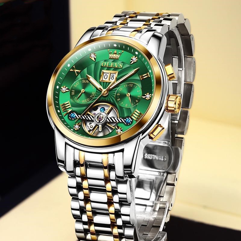 Automatic Mechanical Watch Business Multifunction Men