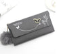 Ladies' Long Wallet With Butterfly Flowers And Simple Loose Change