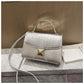 Mining Stone Pattern Stitching Square Pouch Women's Classic All-match Niche Shoulder Bag